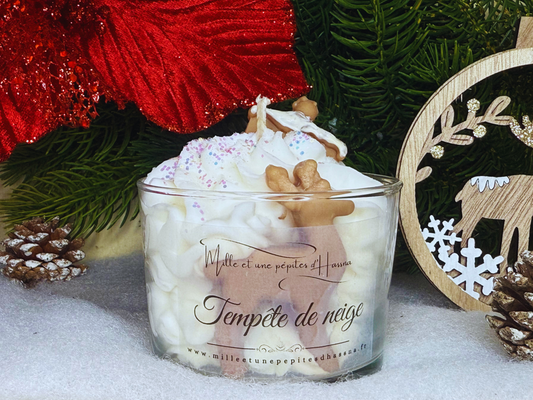 Bougie Tempête de Neige