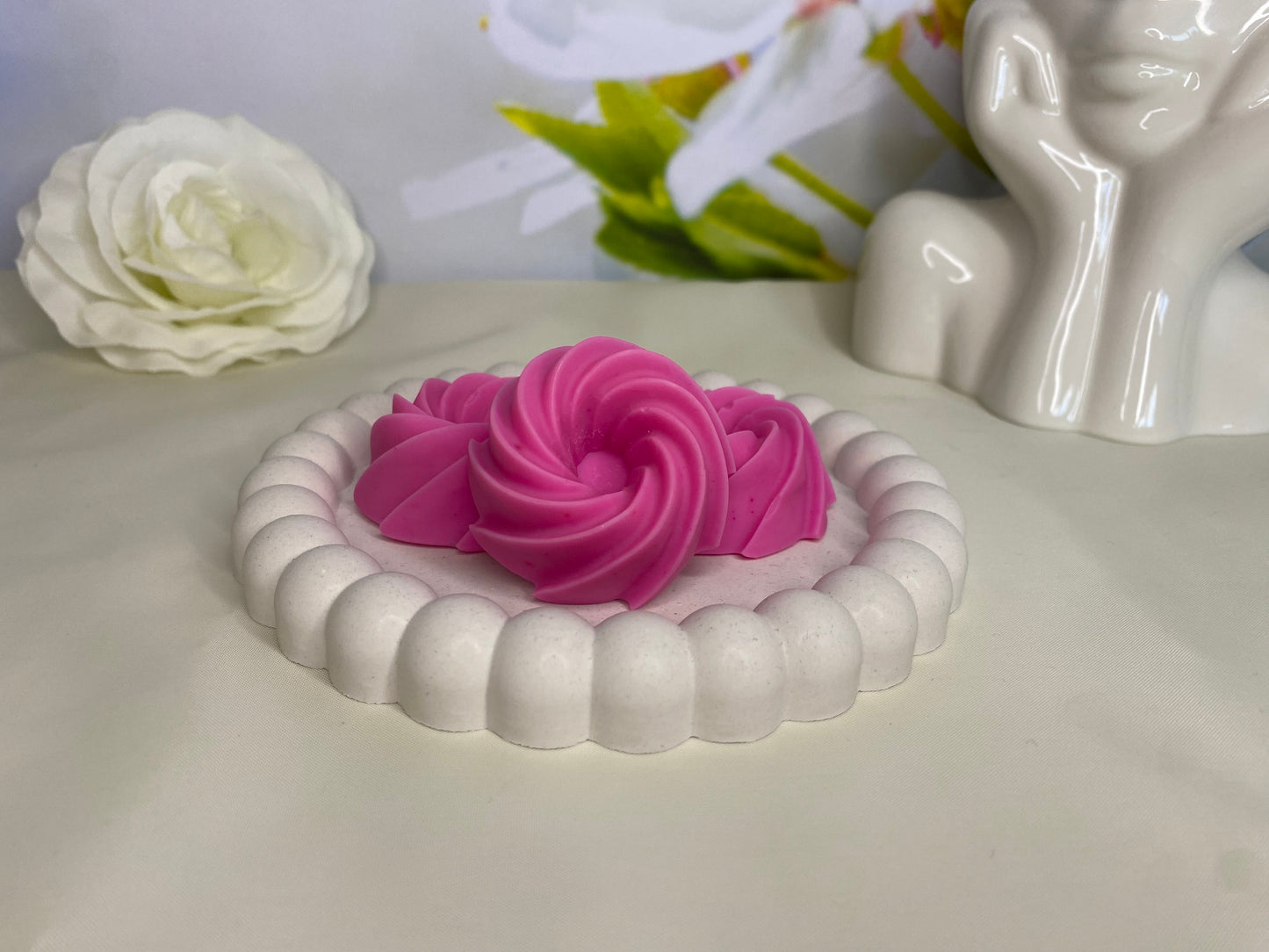 Fondant violette et rose