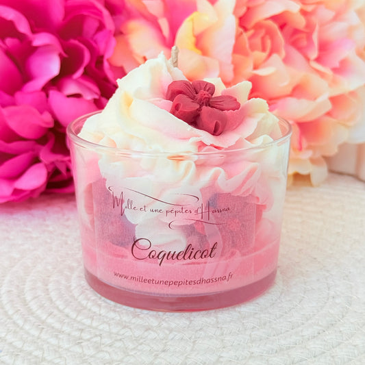 Bougie Coquelicot