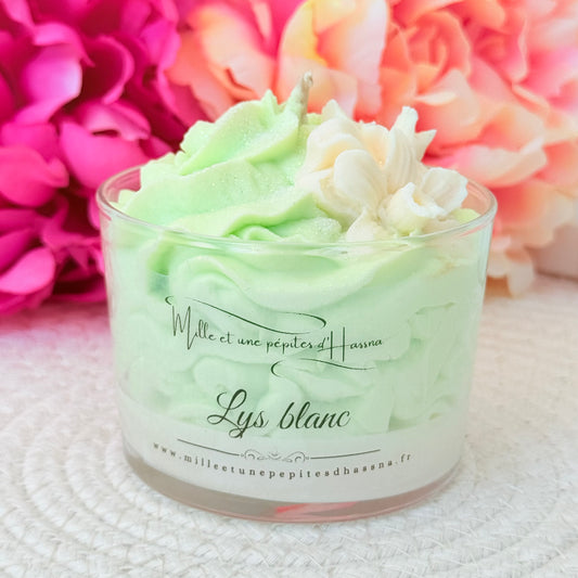 Bougie Lys blanc