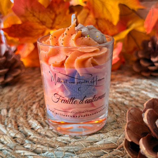 Bougie mini Feuille d'automne