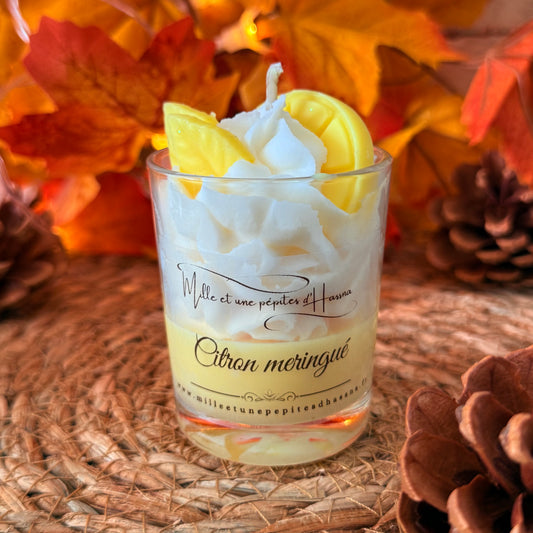Bougie mini Citron meringué