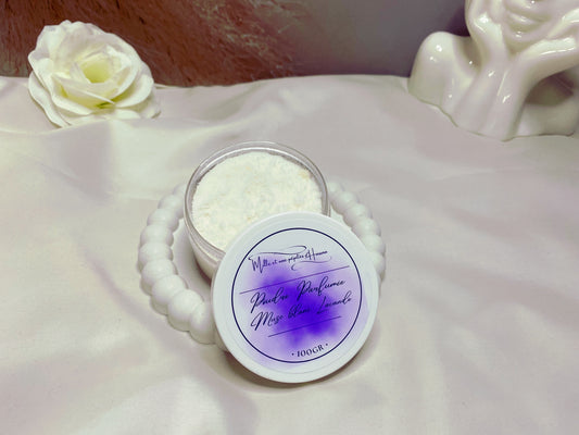 Poudre parfumée Musc blanc lavande