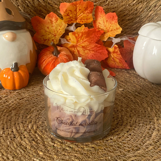 Bougie chocolat noisette
