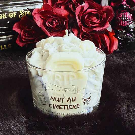 Bougie Nuit au cimetière